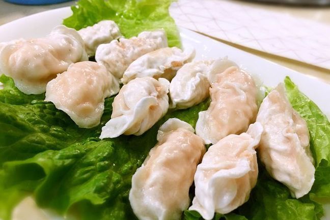 蝦粒粟米餃