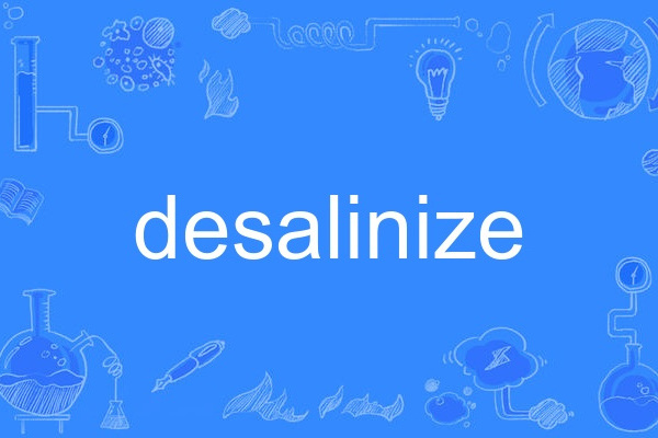 desalinize desalinize