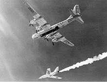 X-2_After_Drop_from_B-50_Mothership