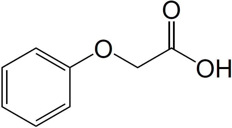 苯氧乙酸的結構簡式