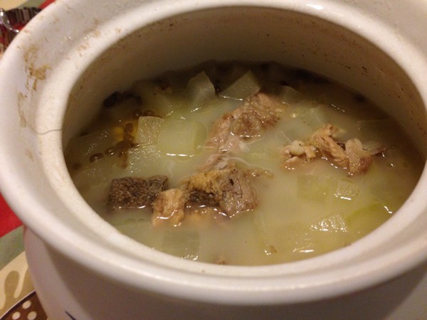 冬瓜排骨薏仁綠豆湯