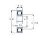 SKF 1726203-2RS1軸承
