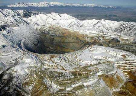 美國猶他州賓漢姆峽谷銅礦坑