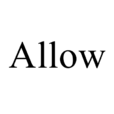 Allow Allow