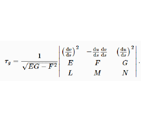 測地撓率 測地撓率