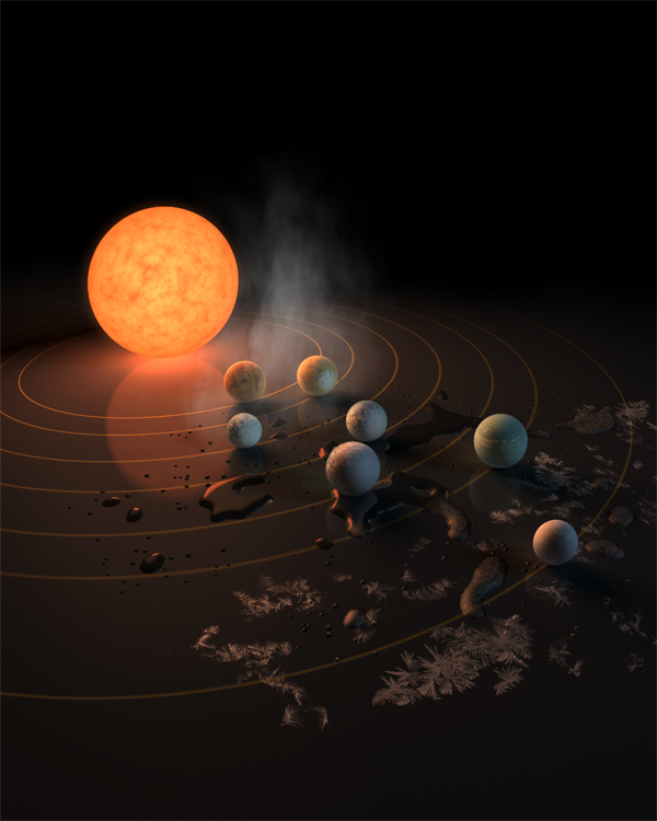 行星系統藝術圖