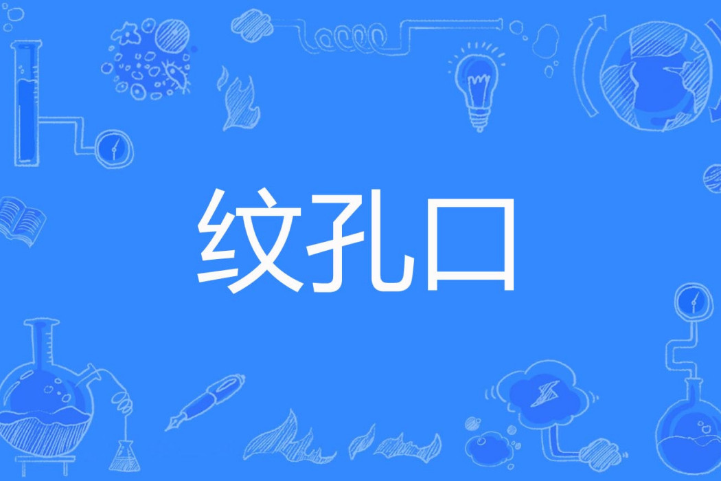 紋孔口 紋孔口