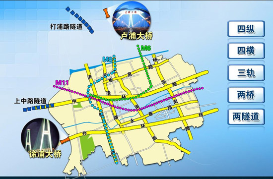 三林鎮地域交通示意圖
