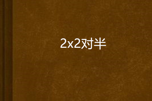 2x2對半 2x2對半