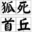 狐死首丘 狐死首丘
