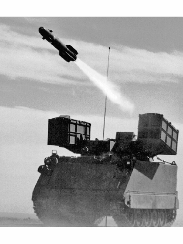 M113陶氏飛彈發射車發射