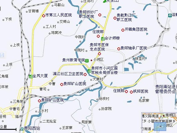 小河區地圖