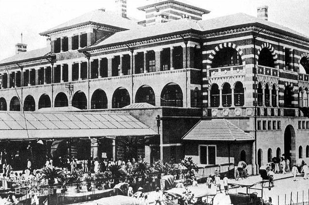 1908年，剛建成的上海站