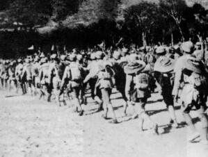 1937年9月，120師師部率358旅向晉西北挺近