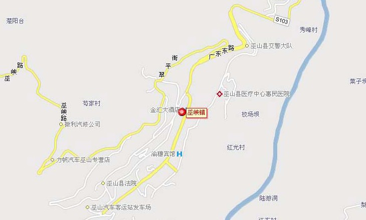 巫峽鎮地圖