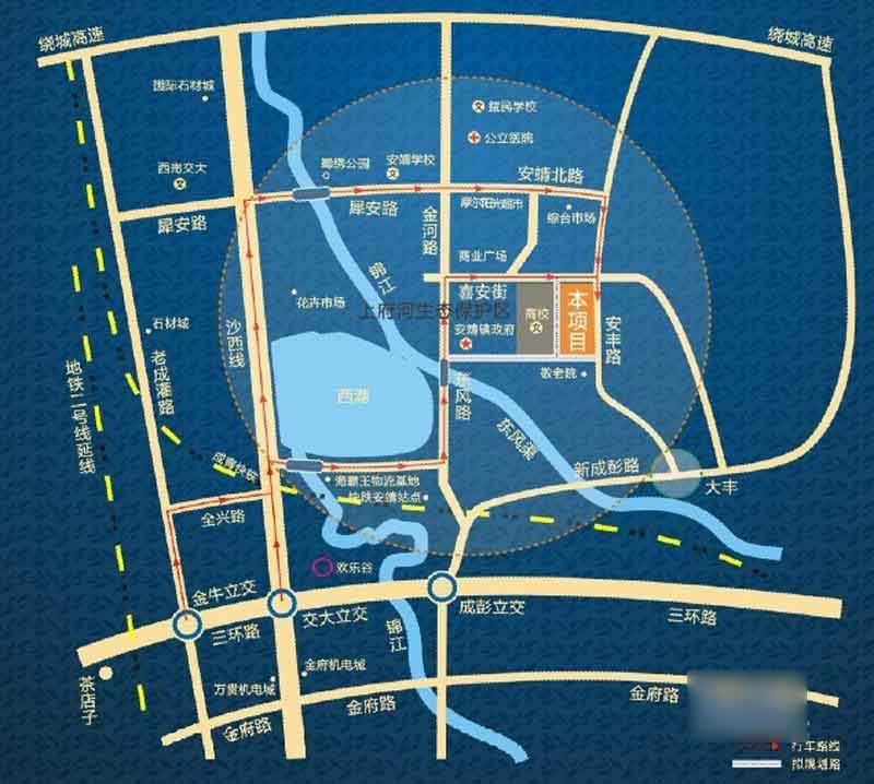 卡碧藍灣——交通圖