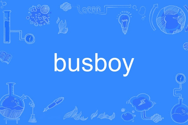 busboy(英語單詞) busboy(英語單詞)