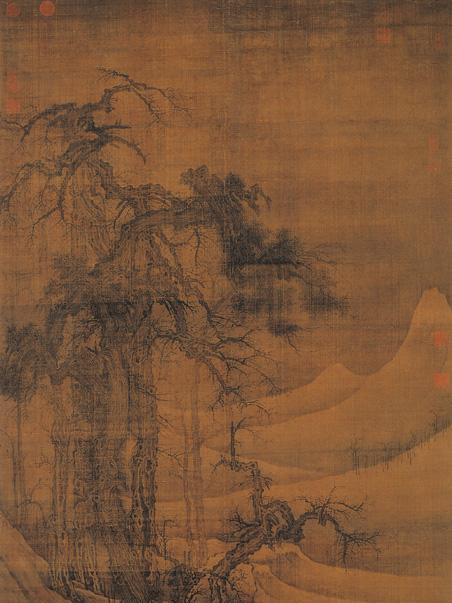 寒林圖(宋代郭熙創作繪畫) 寒林圖(宋代郭熙創作繪畫)
