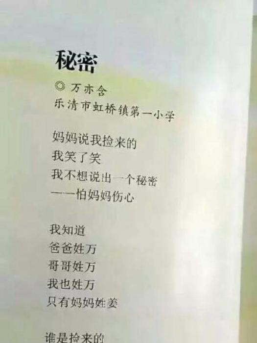 萬奕含(樂清虹橋鎮第一國小五(5)班的學生) 萬奕含(樂清虹橋鎮第一國小五(5)班的學生)
