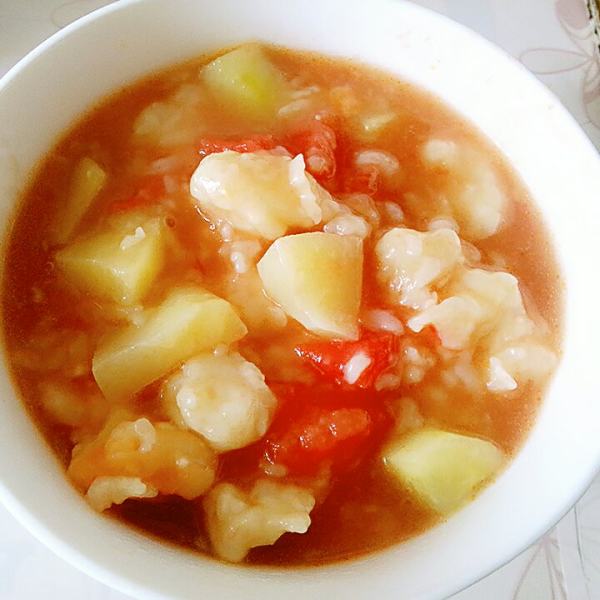 西紅柿麵疙瘩湯