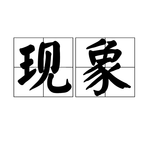 現象(漢字詞語)