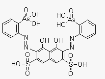2,7-雙(2-苯胂酸-1-偶氮)變色酸