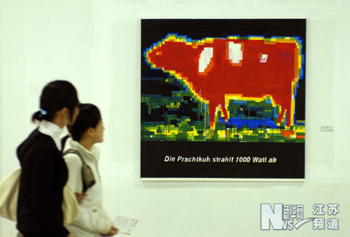 卡彼·布萊梅的畫作《奶牛》