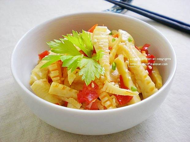 紅油筍尖 紅油筍尖