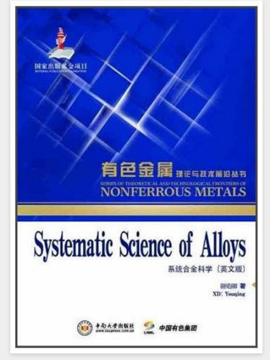 Systematic Science of Alloys Systematic Science of Alloys