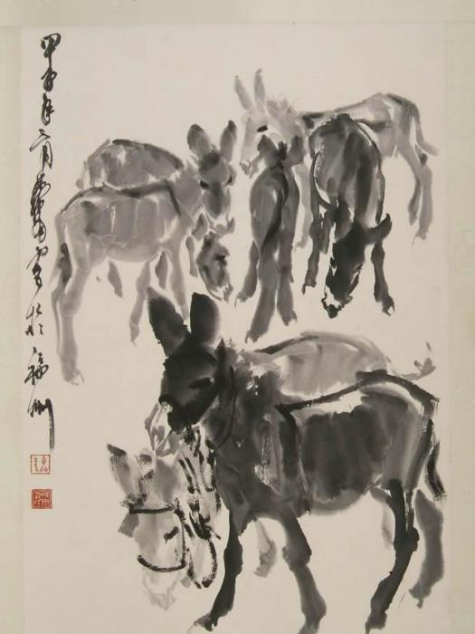 黃胄七驢圖(七驢圖) 黃胄七驢圖(七驢圖)