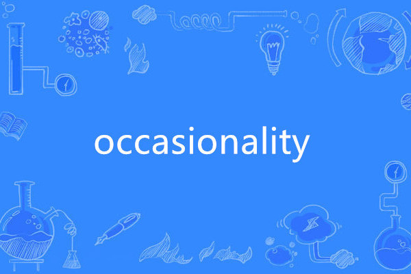 occasionality occasionality