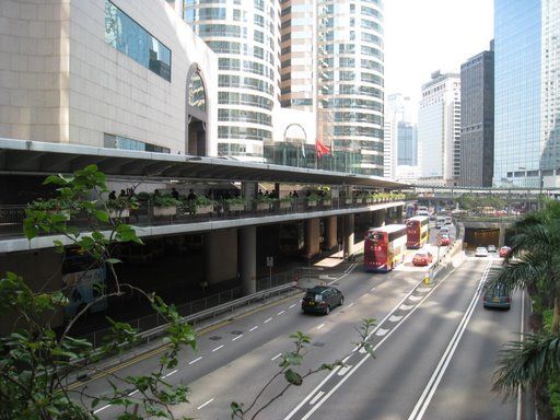 香港島行人空中步道