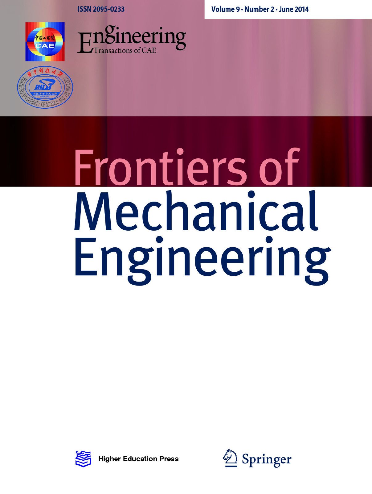 Frontiers of Mechanical Engineering