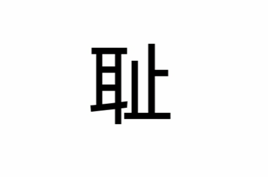 恥(漢語漢字)