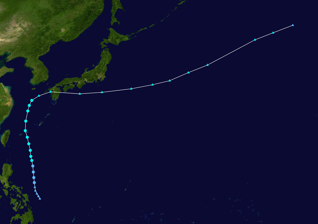 2013年第4號颱風“麗琵”路徑圖
