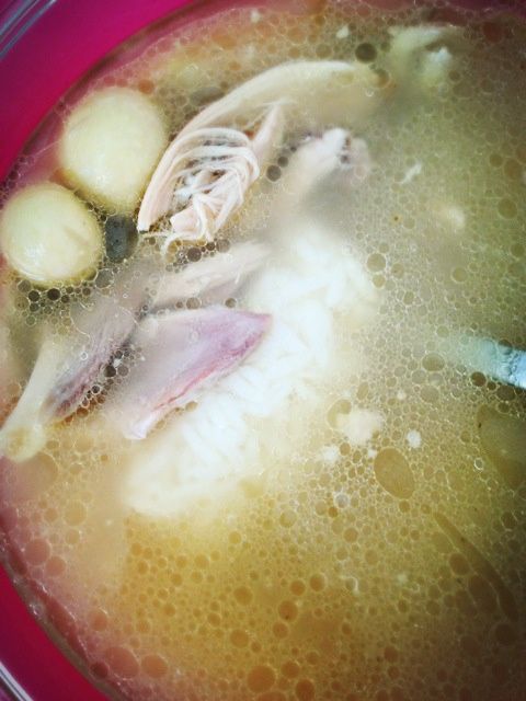 花膠雞湯泡飯