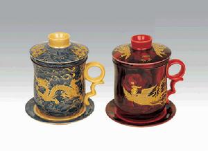 彩瓷茶具