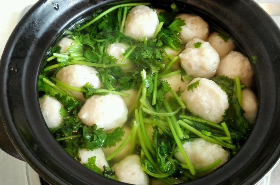 香菜魚丸 香菜魚丸