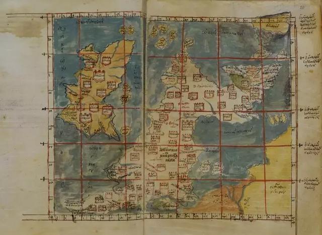 托勒密古地圖上的蘇格蘭地區