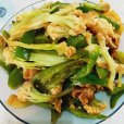 青椒炒花菜 青椒炒花菜