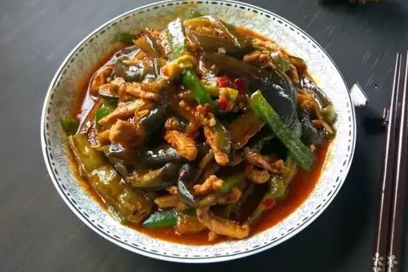 茄子燒肉絲 茄子燒肉絲