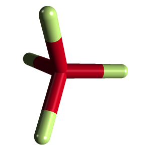 四氟化矽的立體結構