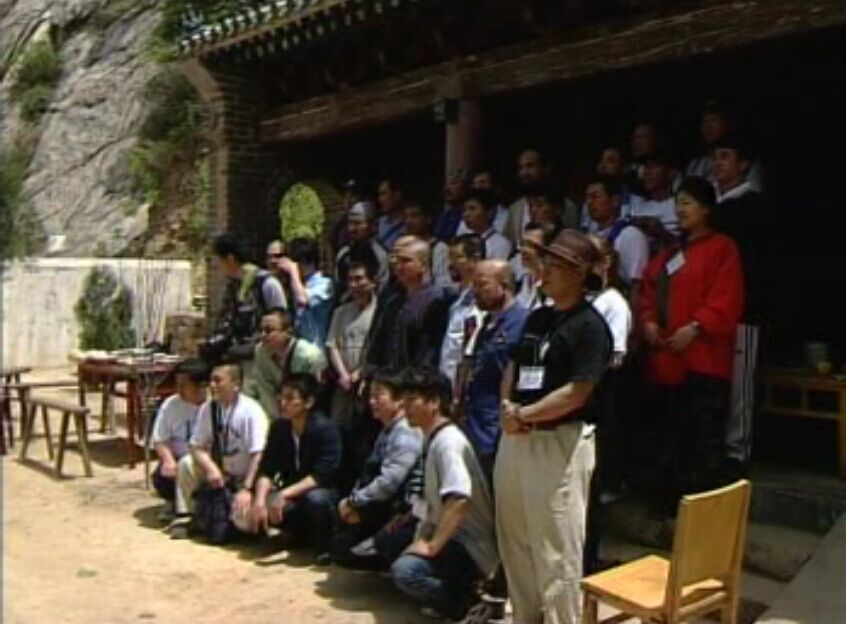 2000年 日本來中國嵩山禪院武術交流