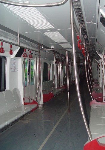 北京捷運10號線車廂