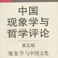 中國現象學與哲學評論：第五輯·現象學與中國文化