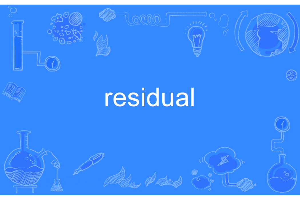 residual residual