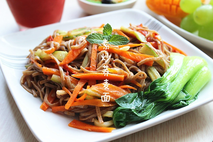 素炒蕎麥麵 素炒蕎麥麵