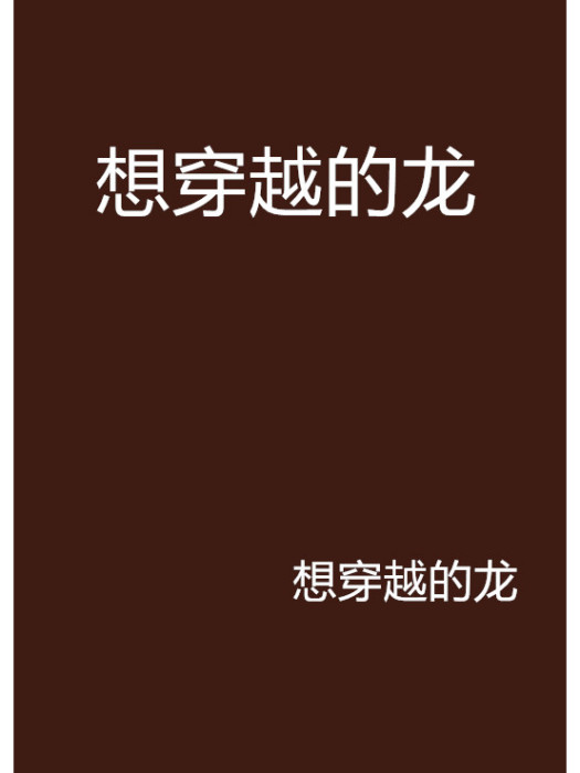 想穿越的龍 想穿越的龍