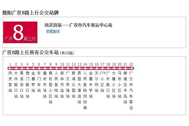 廣漢公交8路 廣漢公交8路