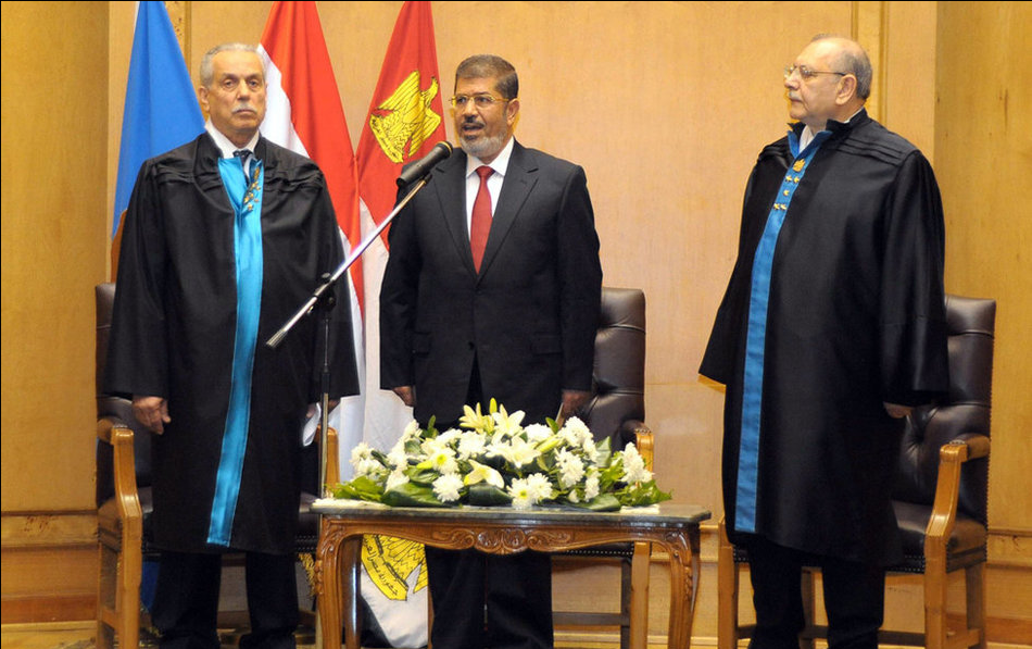 穆爾西宣誓就任埃及總統